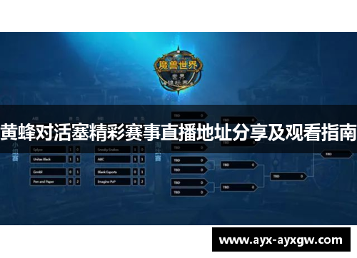黄蜂对活塞精彩赛事直播地址分享及观看指南